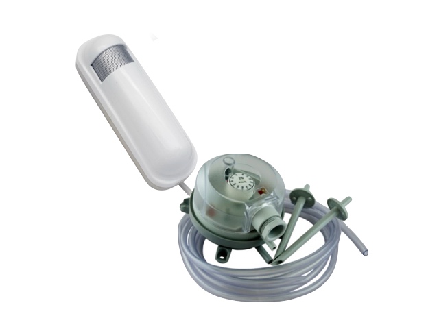 Air Flow Pressure Switch With Sensor and 2m Probe 50-500Pa